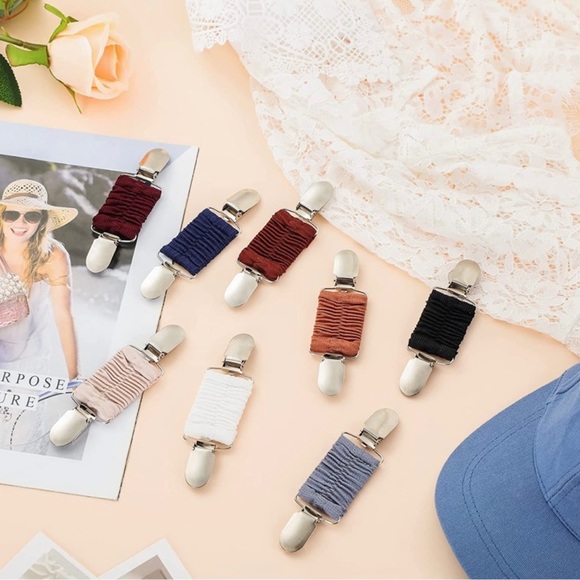 51Twenty Accessories - CICHELLE TAN 1 PC CLOTHING KAFTAN DRESS COAT GLOVE CINCH CLIP